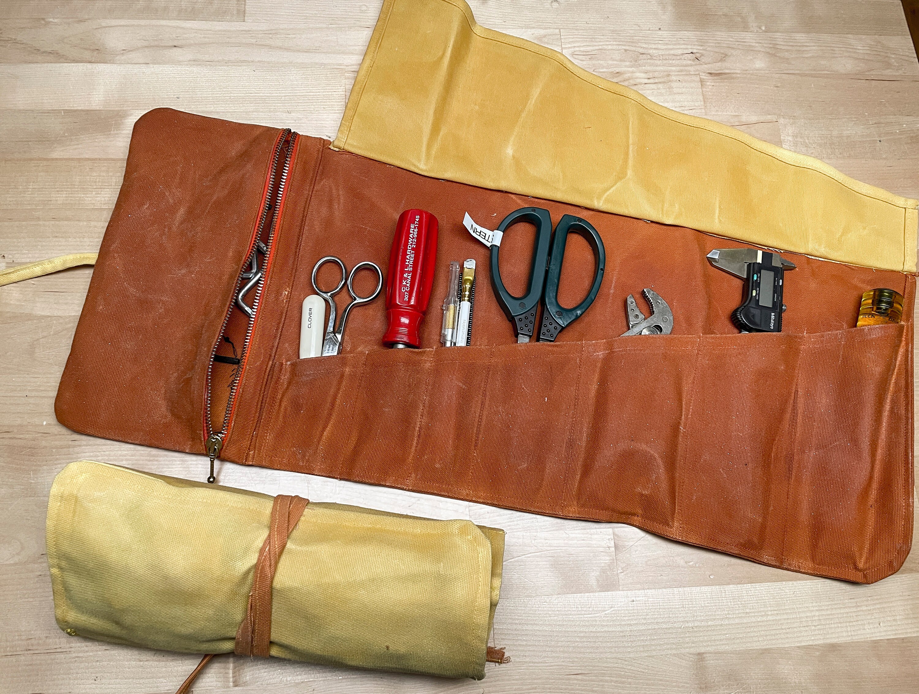 Bushcraft Tool Roll, Waxed Canvas Tool Roll, Camping Tool Kit, Camp Utensil  Roll, Carving Tool Roll 