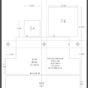 Sewing Pattern for Dopp Kit Bag image 2