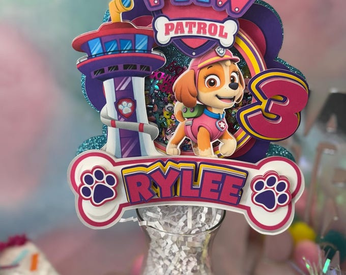 Featured listing image: Birthday Cake Topper | Personalized |3D Layered, Shaker, or Single Layer | Any Theme, Any Age, Any Style | Custom Party Decor
