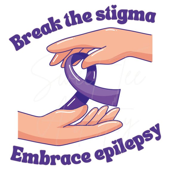 Break the Stigma | Embrace Epilepsy | Digital Awareness Design - Epilepsy Awareness Art | Break the Stigma | Digital Download