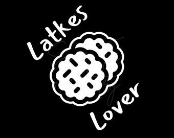 Latkes Lover Hanukkah PNG - Digital Download for Personal Use - Funny Hanukkah Design