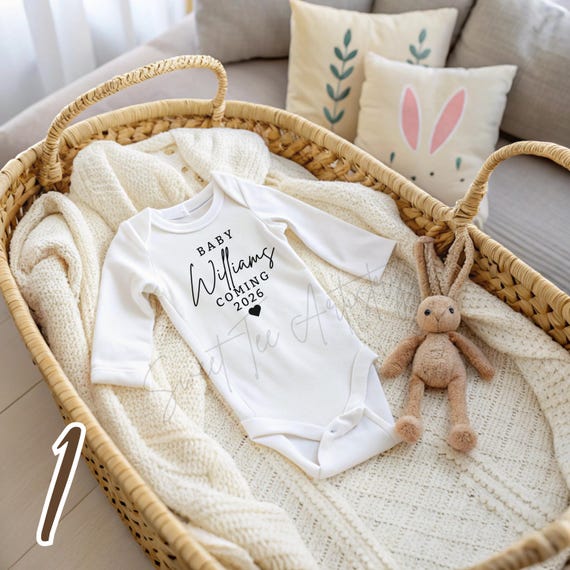 Personalized Baby Announcement Photo | Digital Pregnancy Reveal | Custom Social Media Announcement | No Photoshoot Needed