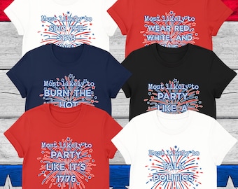 Funny 4th of July Family Matching Shirts: Custom Patriotic Tees