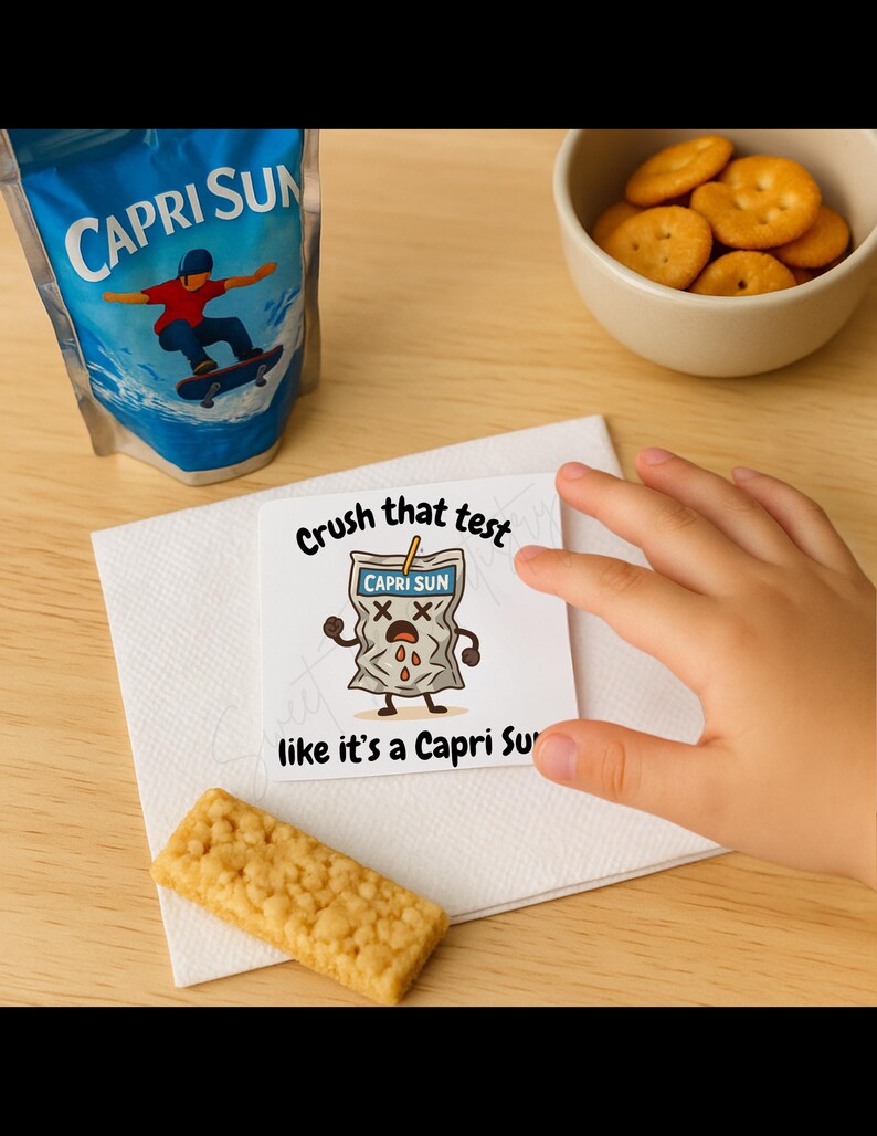 Funny Lunchbox Notes for Kids – Printable 2.5" Cards With Encouraging ...