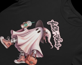 Cute Fab-Boo-lous Ghost PNG -Boo-Jee Design - Halloween PNG - Feeling Fabulous Design - Adorable Halloween Shirt