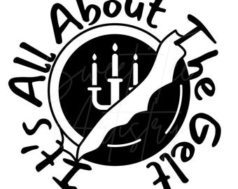 Hanukkah Gelt PNG: "It's All About The Gelt" Design (Digital Download)