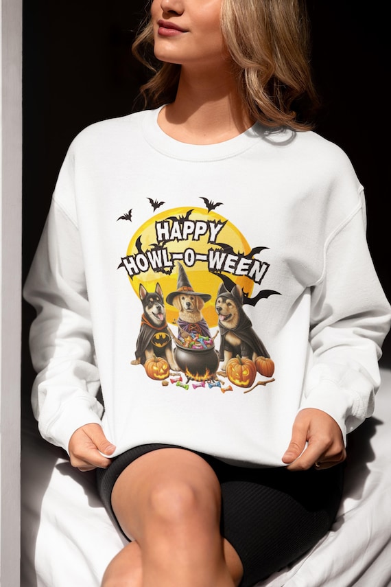 Halloween Pups PNG - Happy Howl-O-Ween Png Bundle  - Halloween PNG - cute ghost dog - Halloween Dog Shirt Design - Tumbler Design