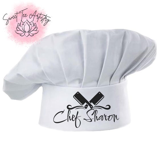 Personalized Chef's Hat and Apron Set – Perfect for Any Occasion - Custom Chef's Apron and Hat Combo - Versatile and Stylish
