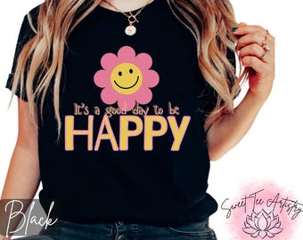 Happy Smiley Face Tee: Inspirational Mental Health Shirt
