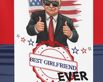 Trump Card For Wife or Girlfriend MAGA Love Gift, Funny President Greeting Card, Political Humor, Best Wife Ever, Anniversary Card, Birthday
