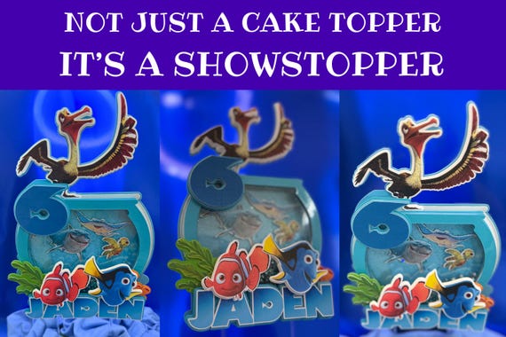 Personalized Birthday Cake Topper: 3D Layered, Shaker, or Single Layer
