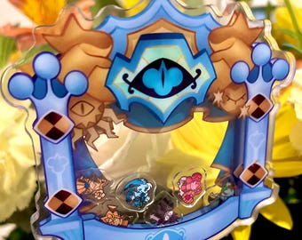 PRE-ORDER | Theatre of Lies CRK Inspired 3.5 Inch Shaker Acrylic Keychain Charm!