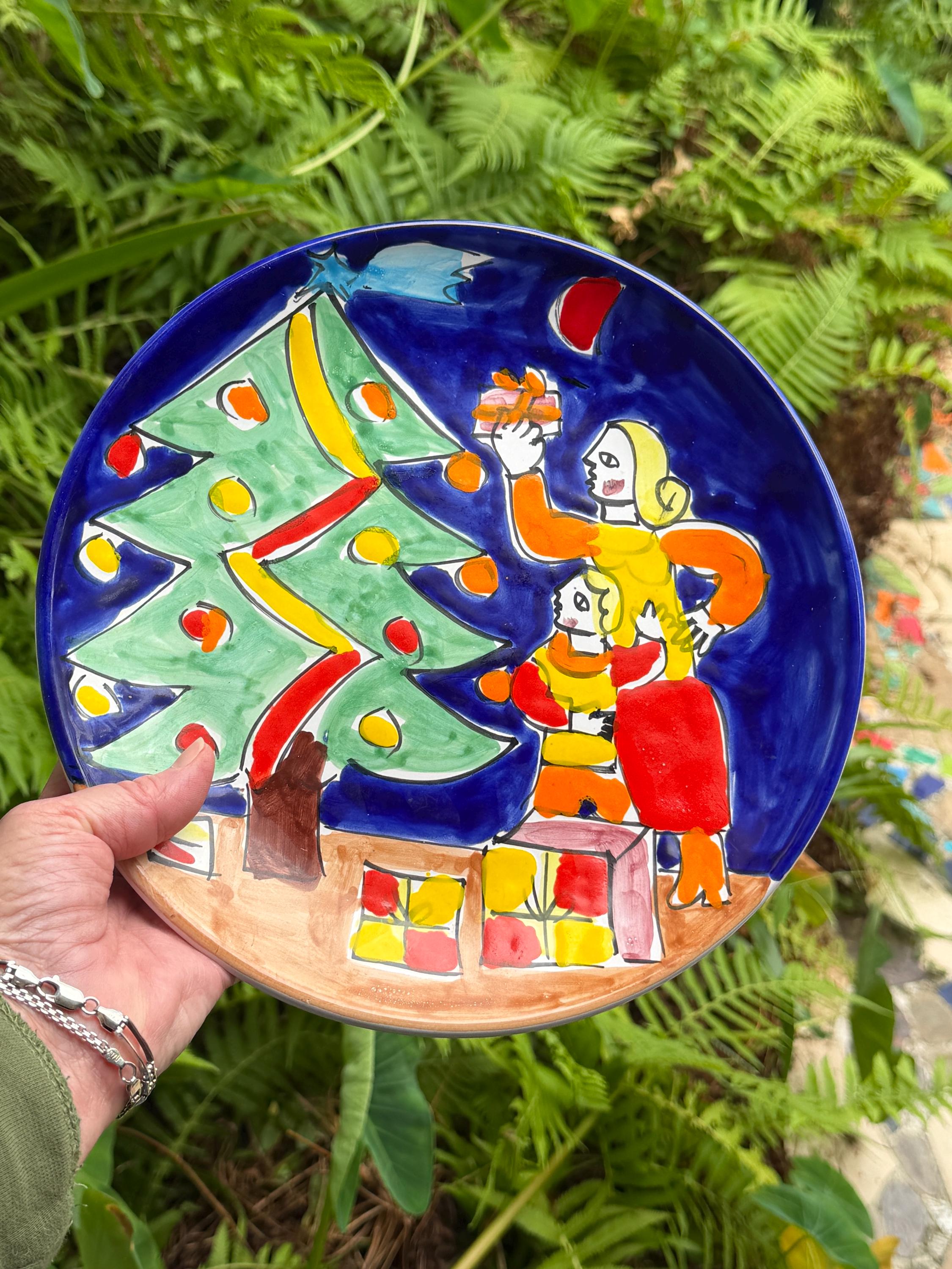 LA MUSA ラムーザ　イタリア　陶器皿プレート D【送料込】 La Musa Plate - Etsy