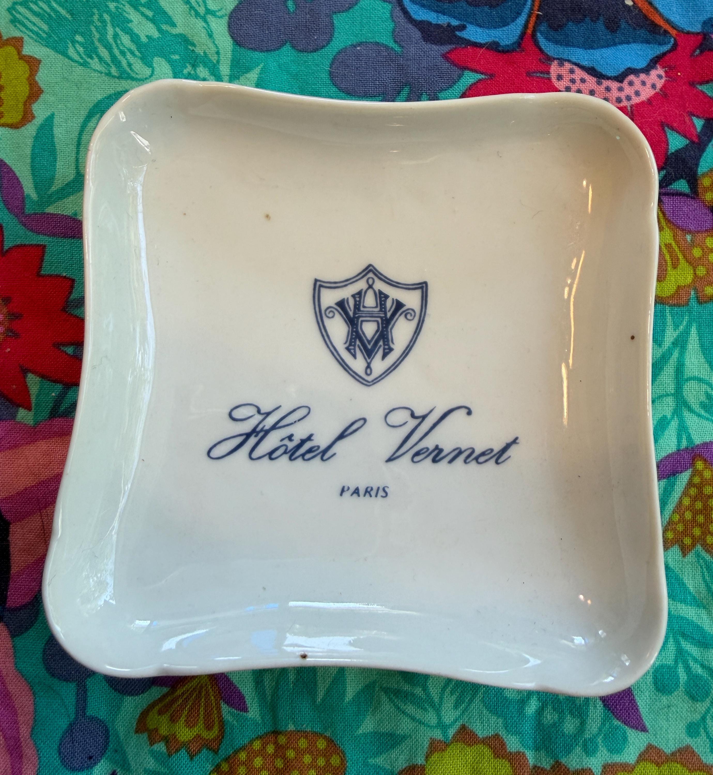 Vintage Paris Hotel Ashtray - Etsy