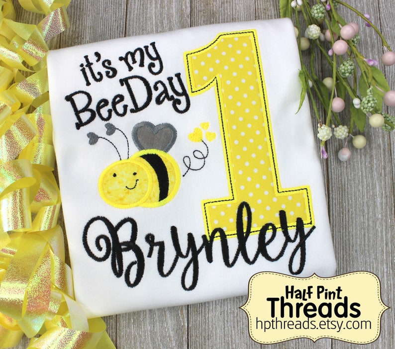 Personalized Embroidered Bodysuit My first Birthday girls Shirt