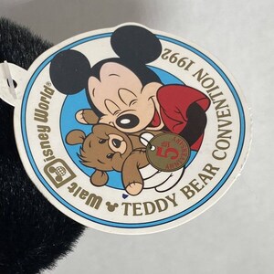 1992 Disney World Teddy Bear Convention Mickey Mouse Plush image 3