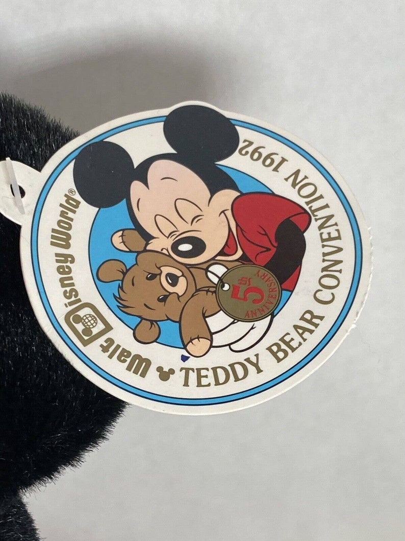 1992 Disney World Teddy Bear Convention Mickey Mouse Plush image 3