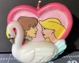 Swan Princess Birthday Cake Candle