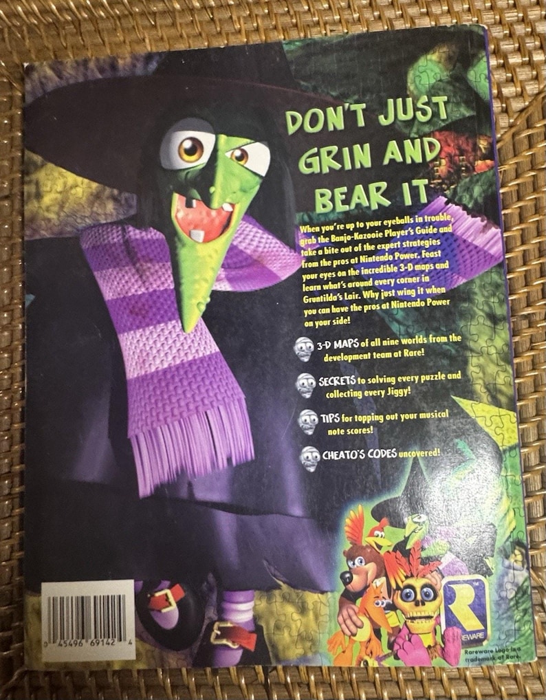 Banjo-Kazooie Official Players Guide N64 – Nintendo Power 1998 image 2