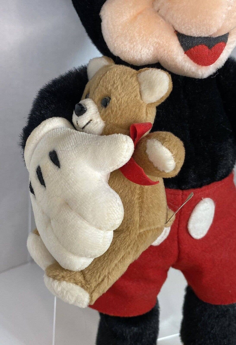 1992 Disney World Teddy Bear Convention Mickey Mouse Plush image 2