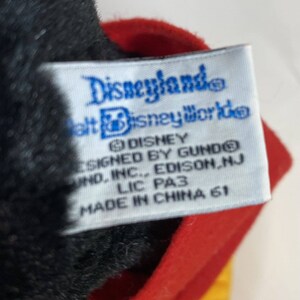 1992 Disney World Teddy Bear Convention Mickey Mouse Plush image 5