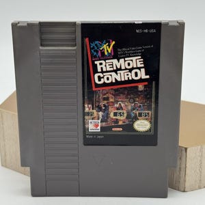 Mtv MTV'S Remote Control Classic Video Game Original Nintendo System NES HQ image 1