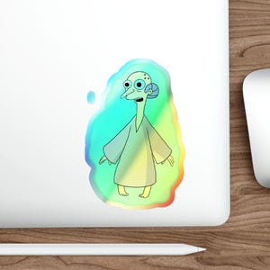 Mr. Burns Holographic Sticker: Simpsons X-Files Parody Decal image 5