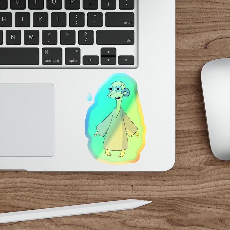 Mr. Burns Holographic Sticker: Simpsons X-Files Parody Decal image 4