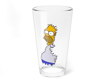 Homer volta para os arbustos - Copo de cerveja