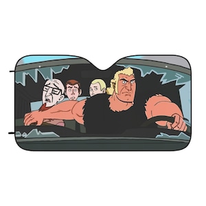 Venture Bros Car Sun Shade: Brock Samson Windshield Cover
