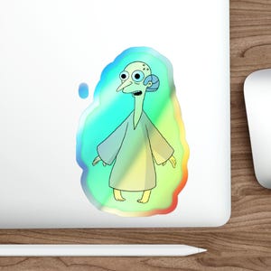 Mr. Burns Holographic Sticker: Simpsons X-Files Parody Decal image 6