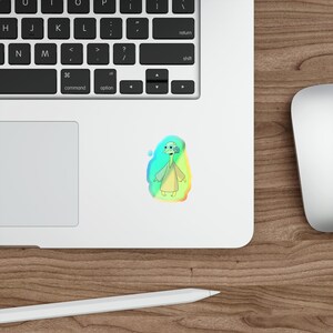 Mr. Burns Holographic Sticker: Simpsons X-Files Parody Decal image 2
