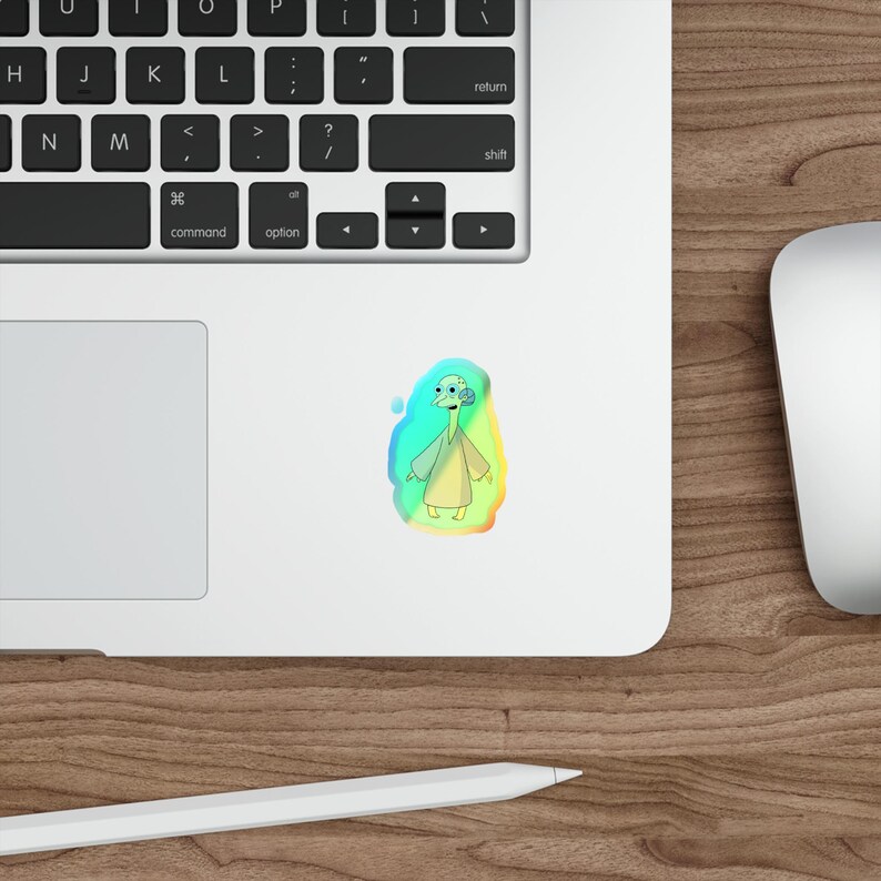 Mr. Burns Holographic Sticker: Simpsons X-Files Parody Decal image 2