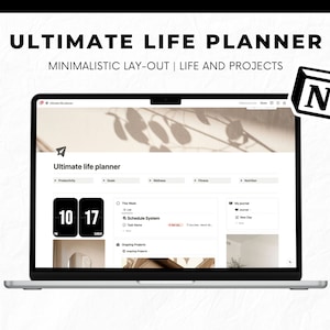 Ultimate life planner Notion template | Notion planner | Notion dashboard life planner