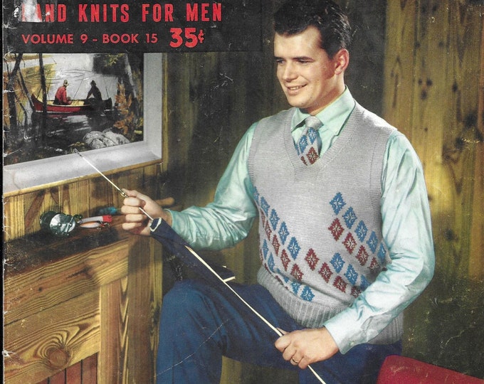Vintage Newlands Hand Knits for Men Knitting Pattern Book - Etsy
