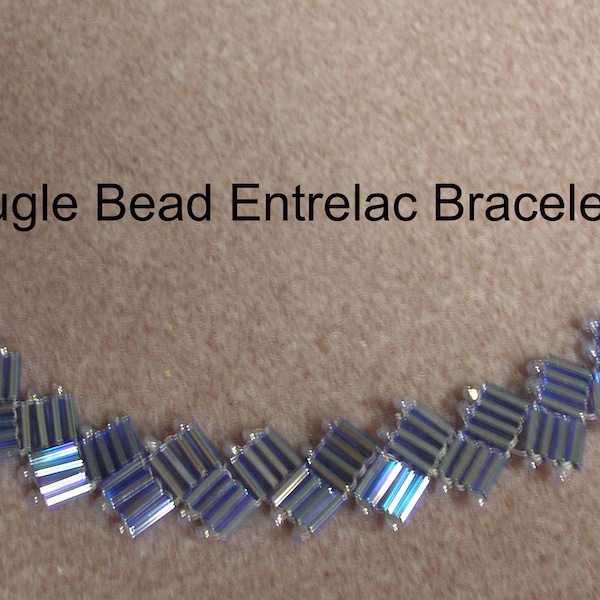 Bugle Bead Entrelac Bracelet PDF Pattern