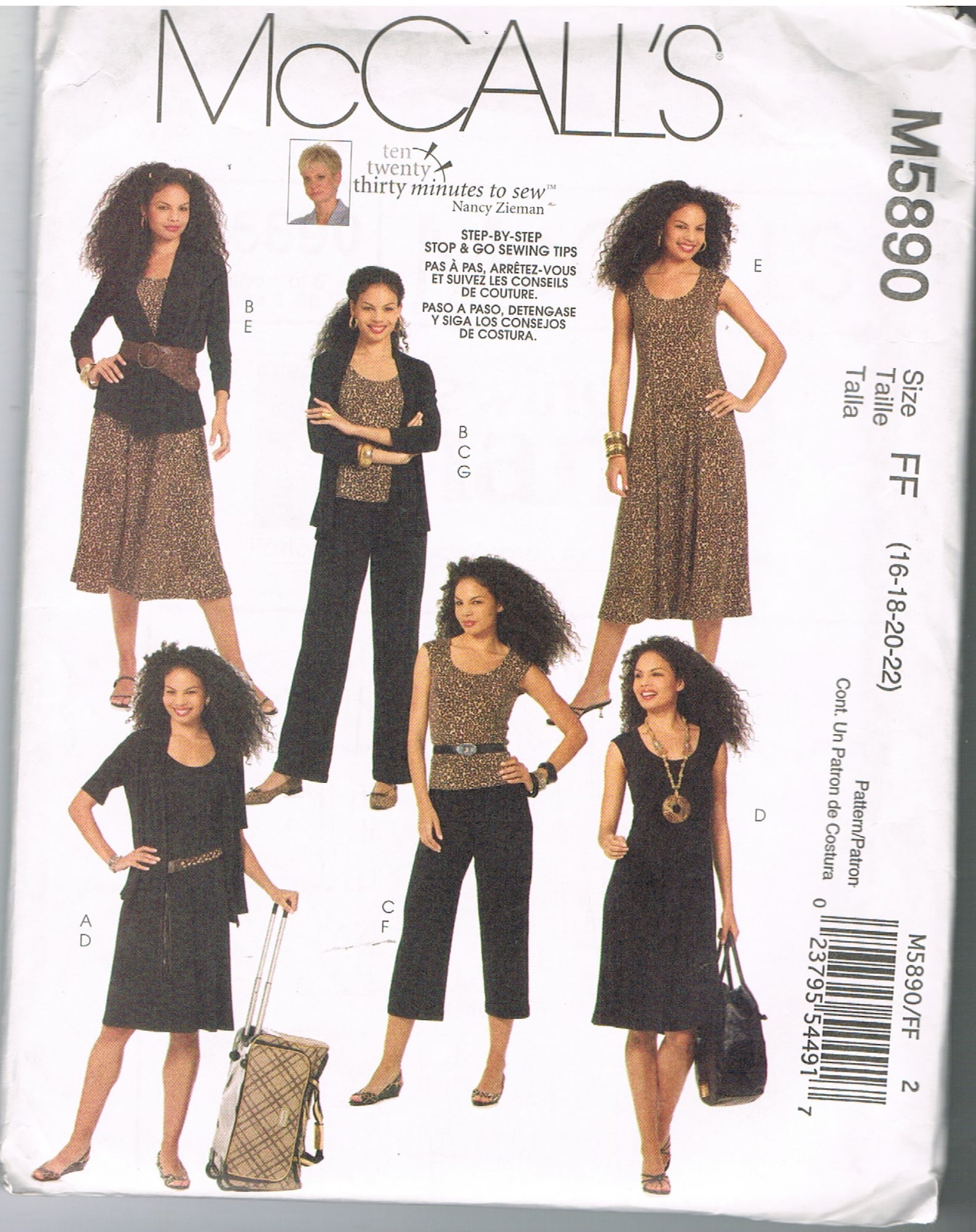 Bundle of 7 Fashion Sewing Patterns From Mccalls Etsy