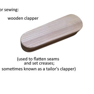 Wooden Sewing Clapper Tailor Clapper