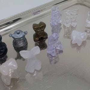 Assorted Vintage Crazy Bones Assorted Red Yellow Metallic