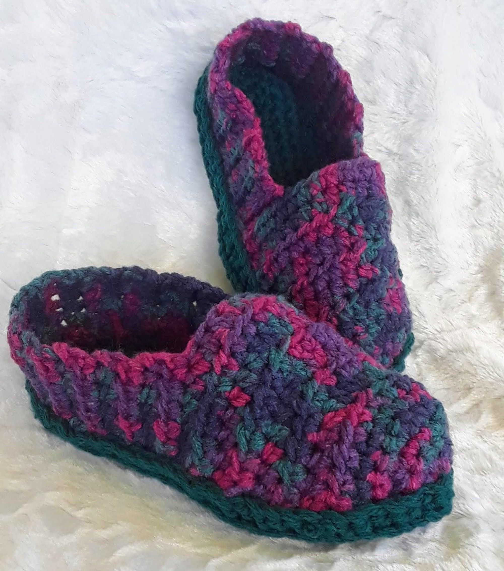 Easy Crochet Slippers PDF Pattern Instant Download - Etsy