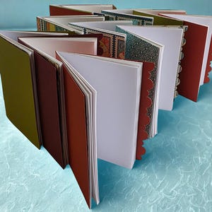 Colorful Recycled Paper A7 Micro Size TN Journal Insert Notebook Refills Set of Three