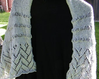 Platinum Sparkle Knitted Stole PDF