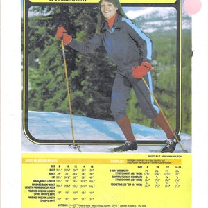 May include: A sewing pattern for a women's cross country or jogging suit. The pattern includes instructions for a jacket and pants. The pattern is for sizes 8 to 16. The pattern is from The Green Pepper Inc. and is number 115.
