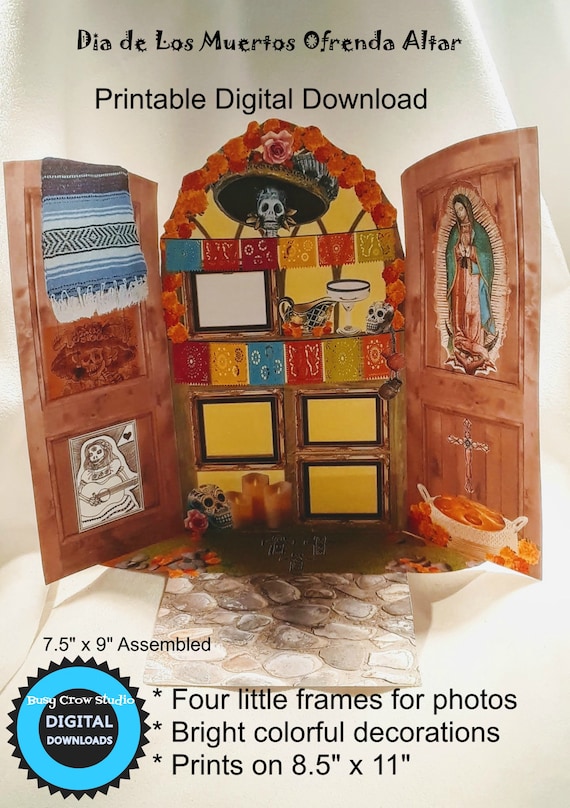 Digital Download Printable Dia De Los Muertos Ofrenda Altar - Etsy