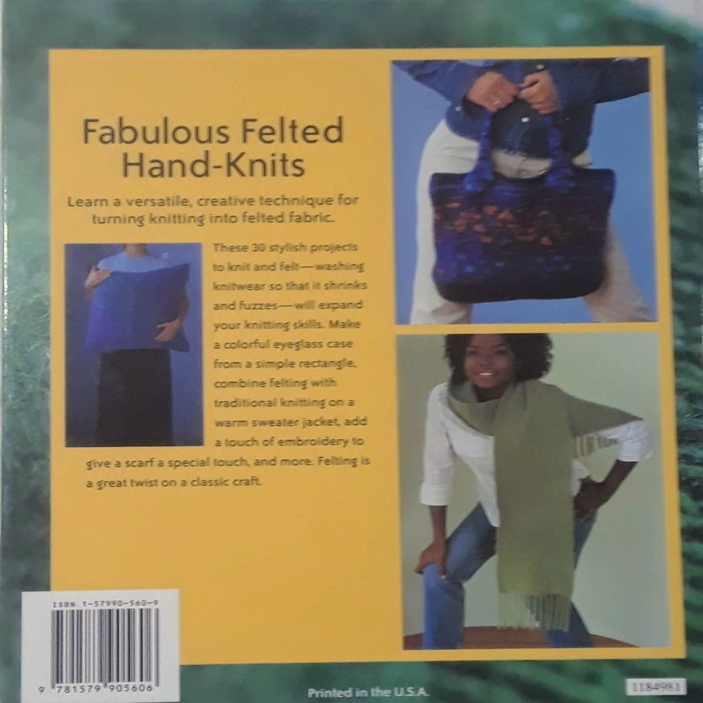 Fabulous Felted Hand Knits and Knit One Felt Too Knitting Books image 2