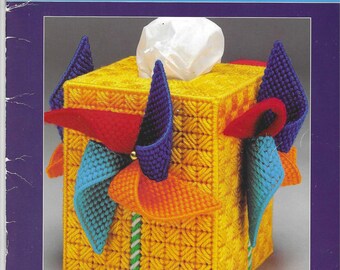 Leisure Arts Top Notch Tissue Box Covers Pattern Book