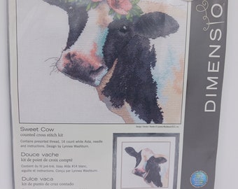 Dimensions Cross Stitch Kit Sweet Cow