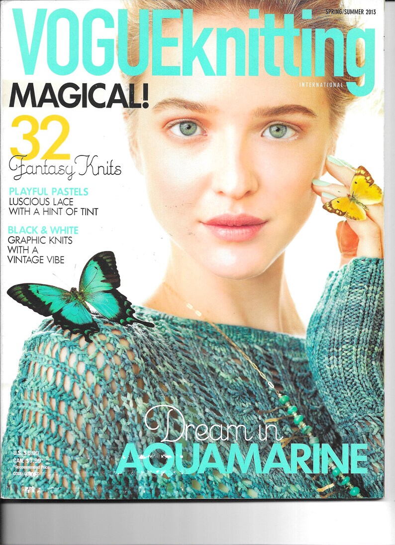 Back Issue of Vogue Knitting Magazine Spring Summer 2013 Etsy