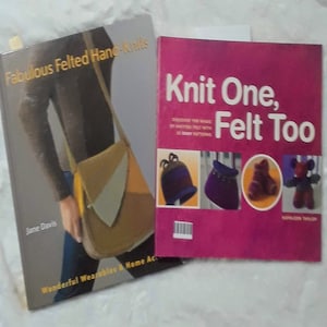 Fabulous Felted Hand Knits and Knit One Felt Too Knitting Books image 1