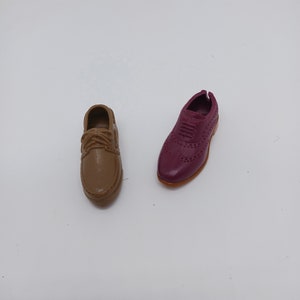 Mismatched Male Doll Dress Shoe Pair